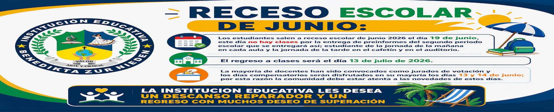 receso escolar junio ok